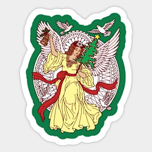 Christmas Angel Sticker